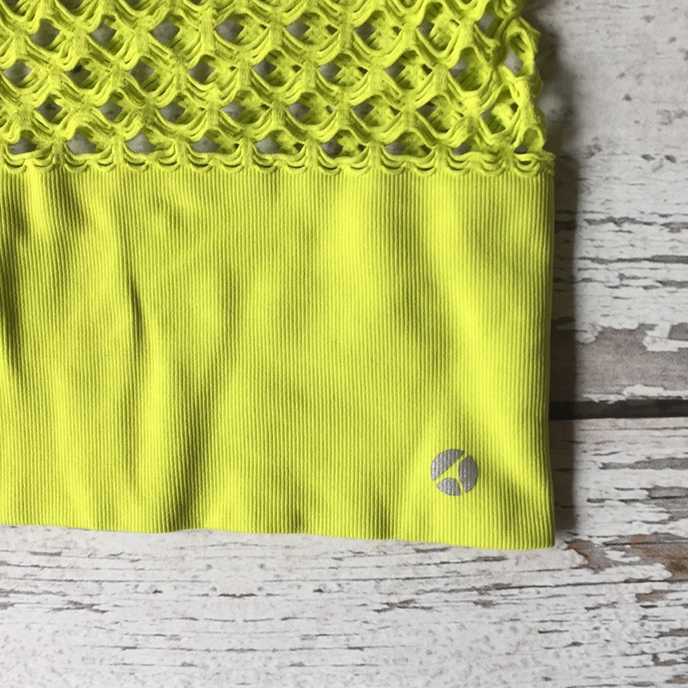 NWT - Avocado Mesh Crop Top - Sz M/L - Picture 5 of 10